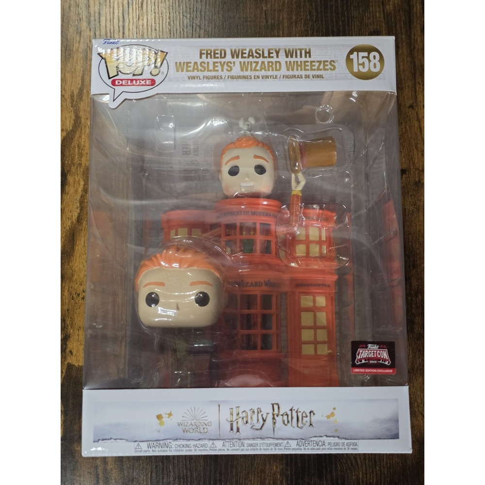Funko Pop Deluxe Harry Potter 158 Fred Weasley Weasleys Wizard Wheezes TargetCon